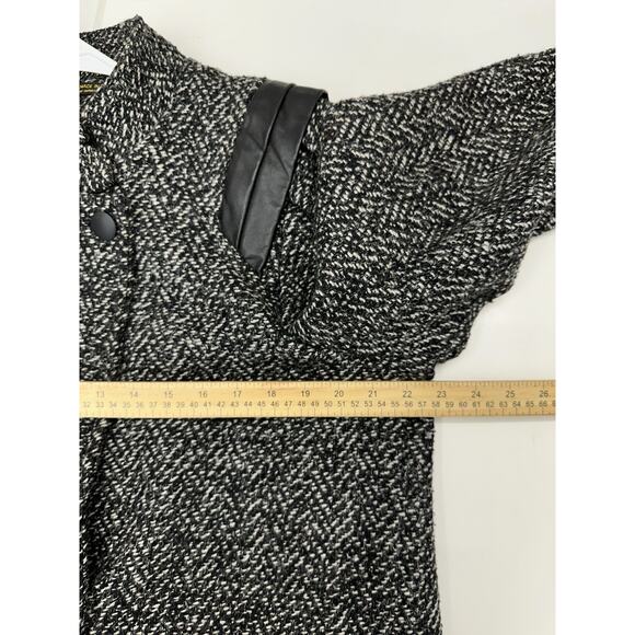 Unbranded Womens Peacoat Size Unknown Black Double-Breasted Button Up Lined VTG - Picture 8 of 11